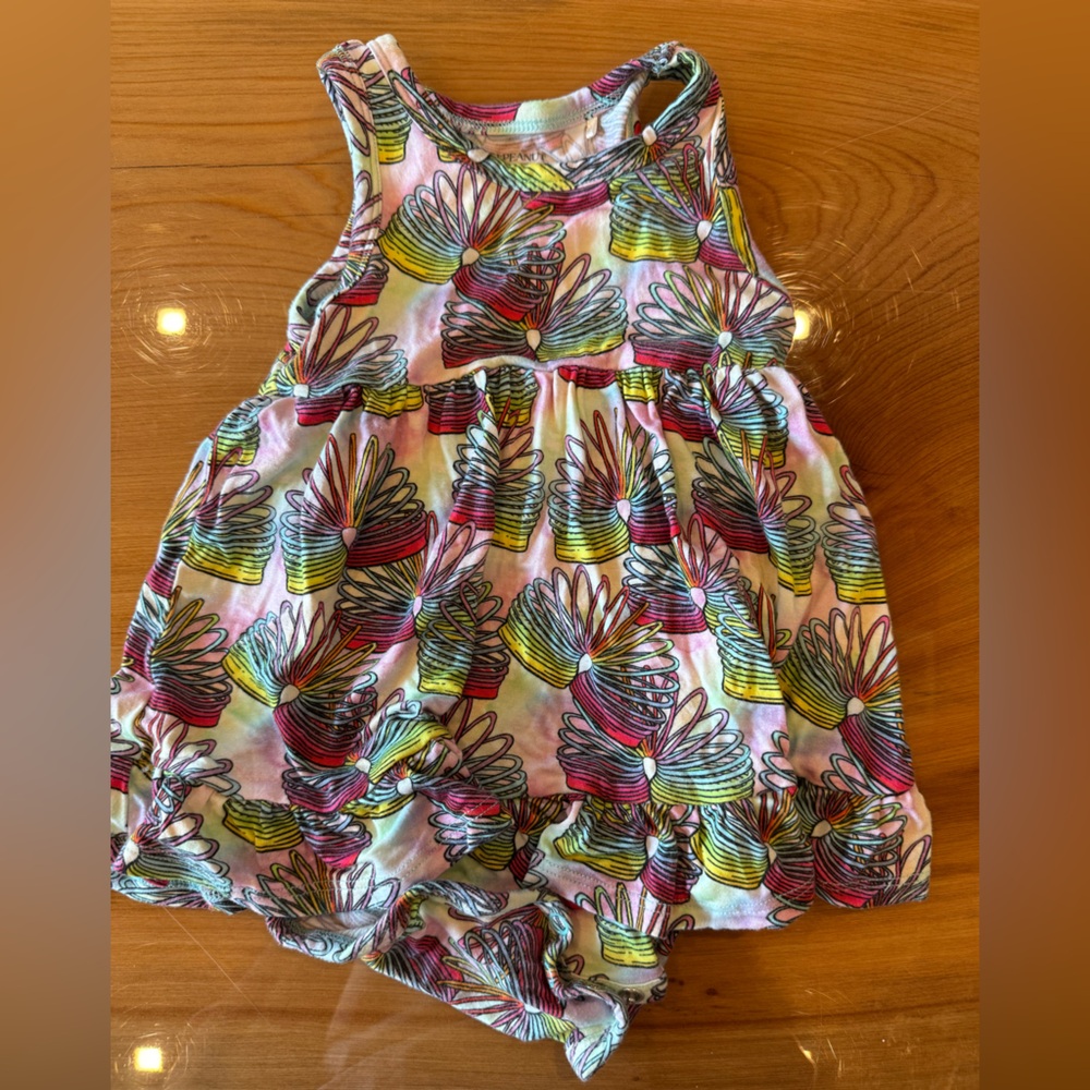 Posh Peanut slinky Baby Romper - Pink and Yellow